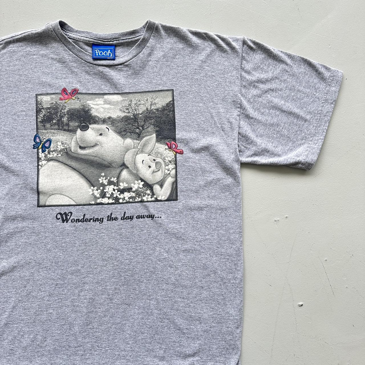 Grey Winnie The Pooh Disney Vintage T-shirt - Large
