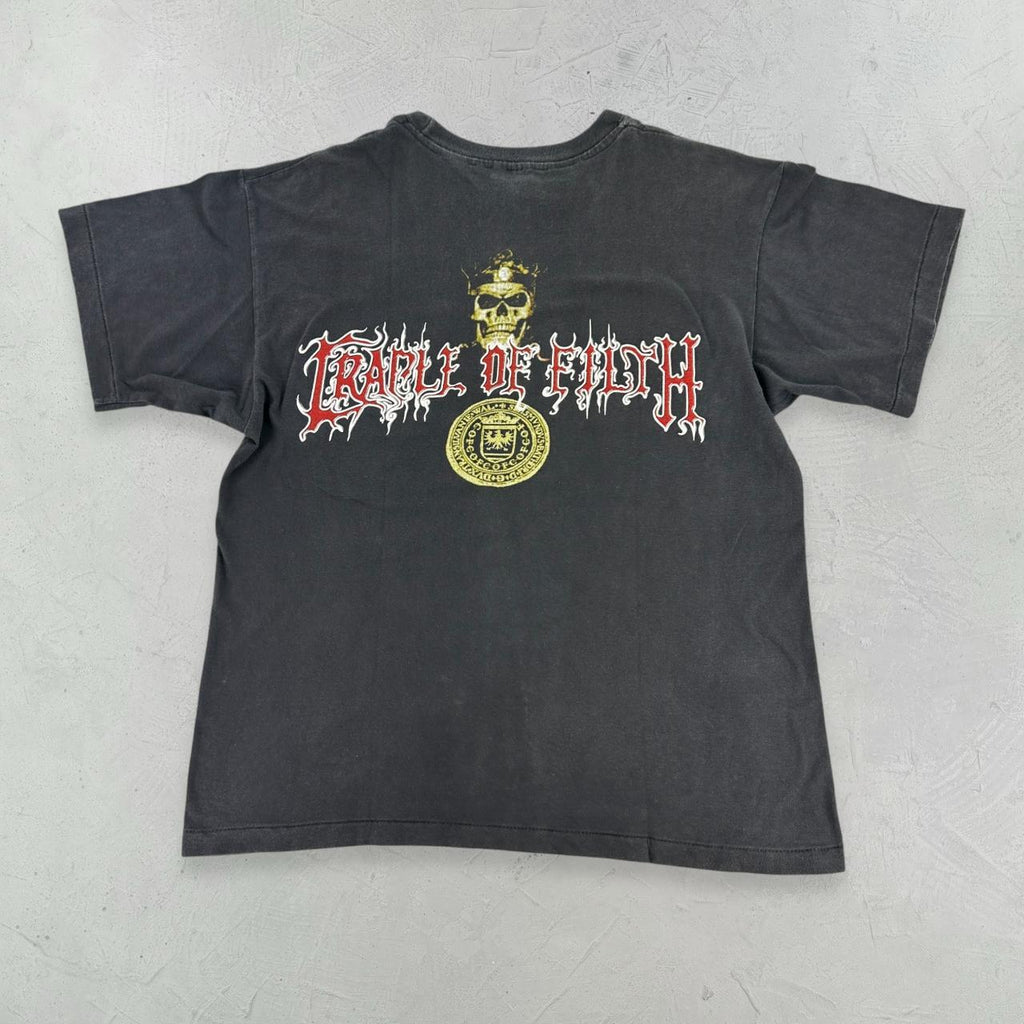 Cradle Of Filth Rare Dani Filth 90s Metal Band T-shirt - Large