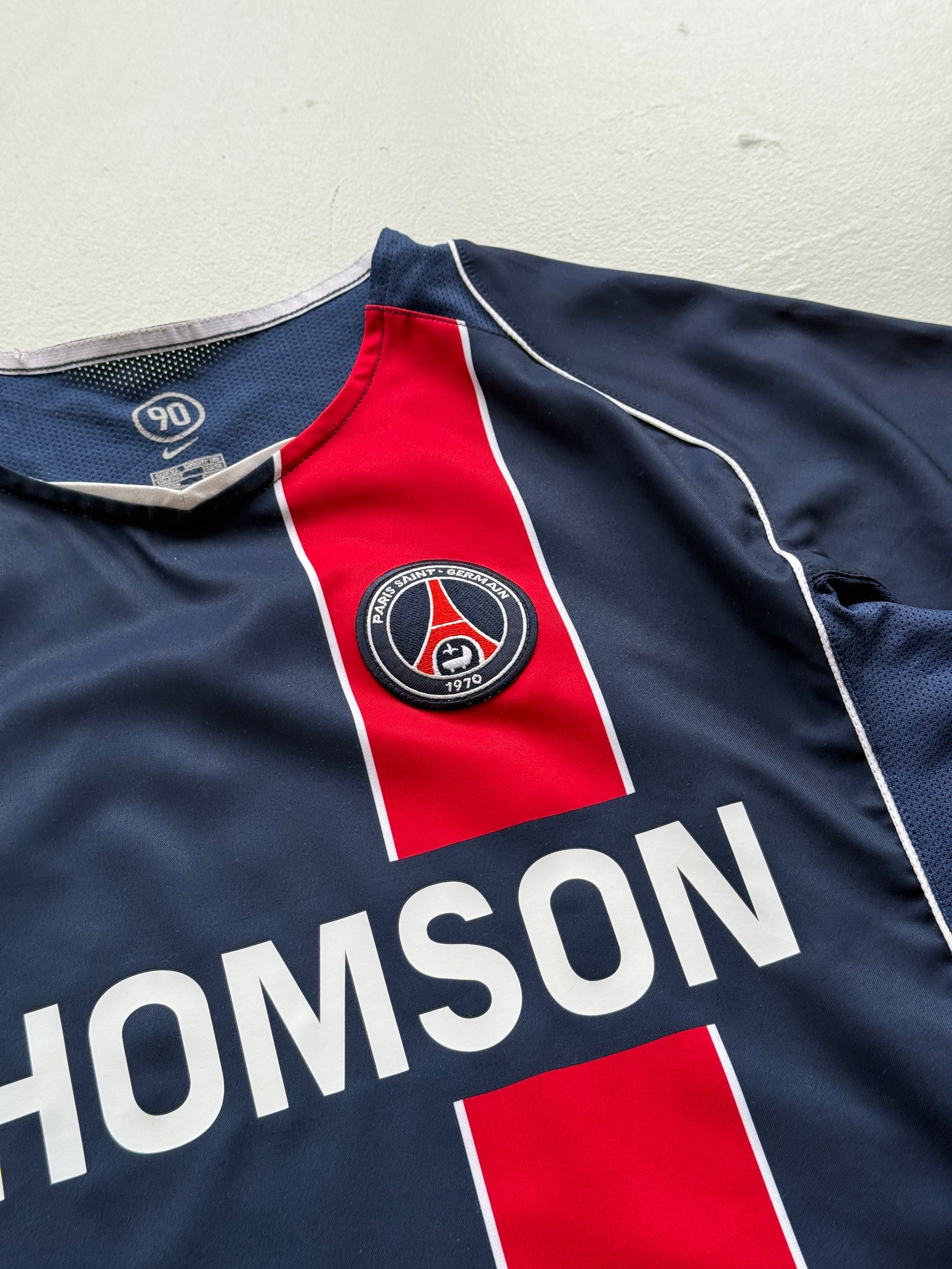 Nike PSG Paris Saint-Germain Thomson 00's Vintage Home Football Shirt - XL