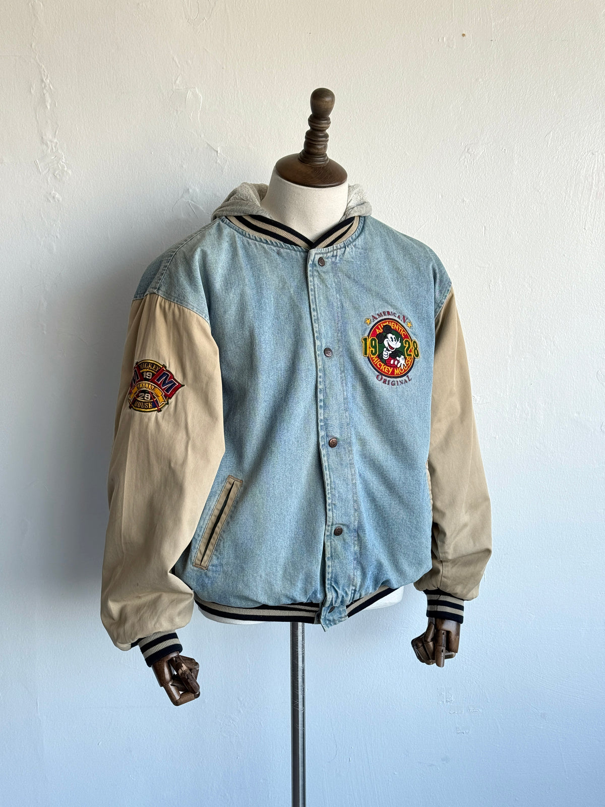 Disney Store Mickey Mouse American Original 90's Varsity Jacket - XL