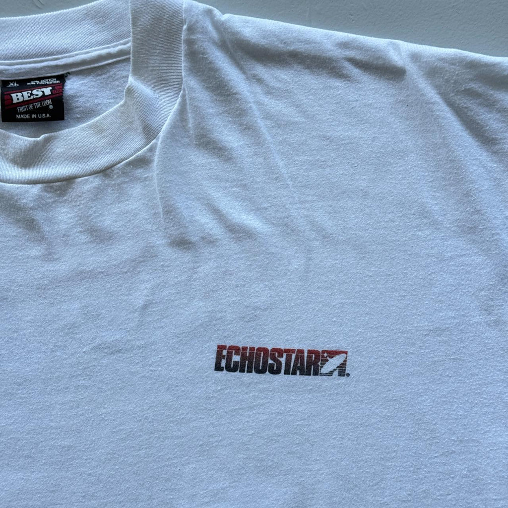 White Echo Star Vintage 90s T-shirt - Boxy XL