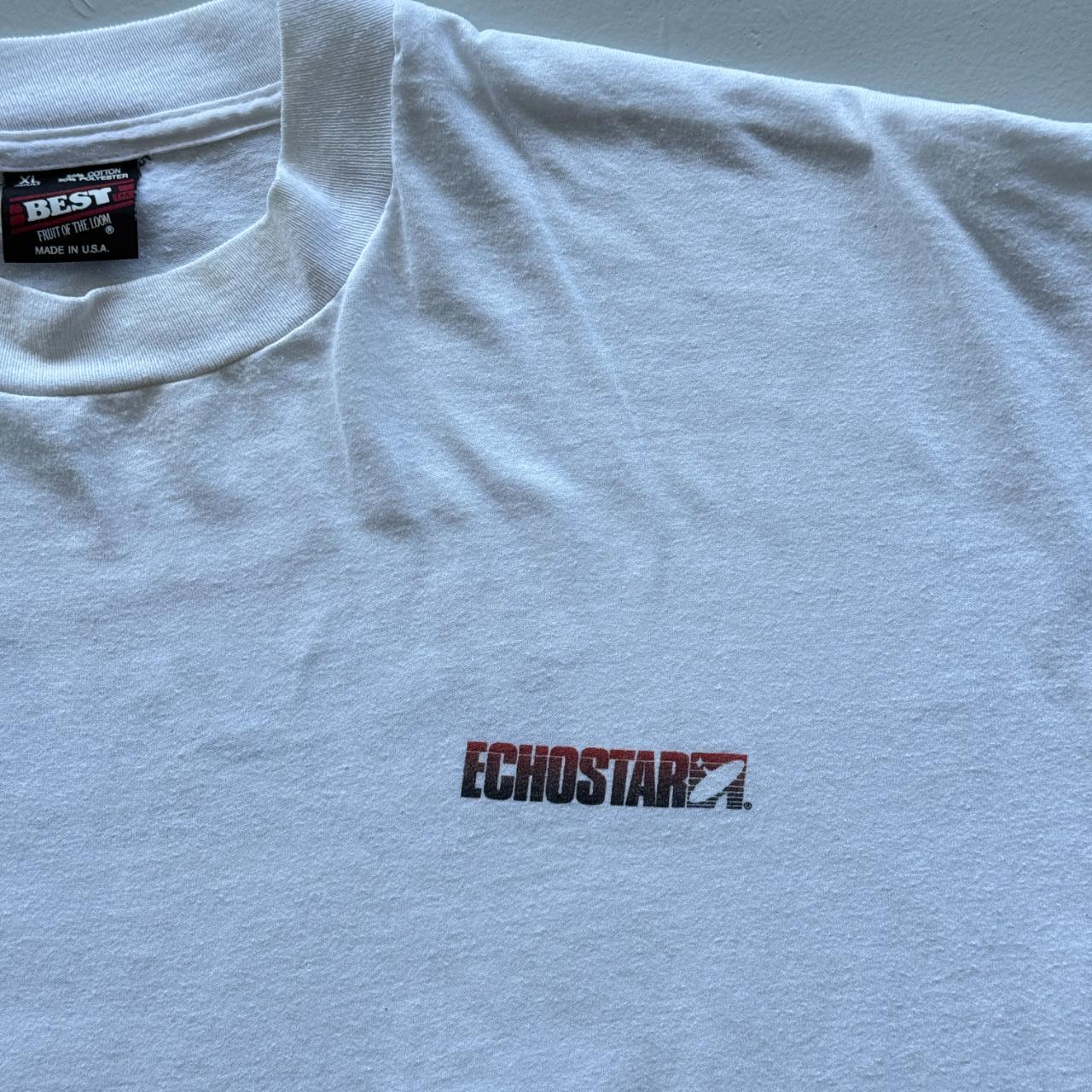 White Echo Star Vintage 90s T-shirt - Boxy XL