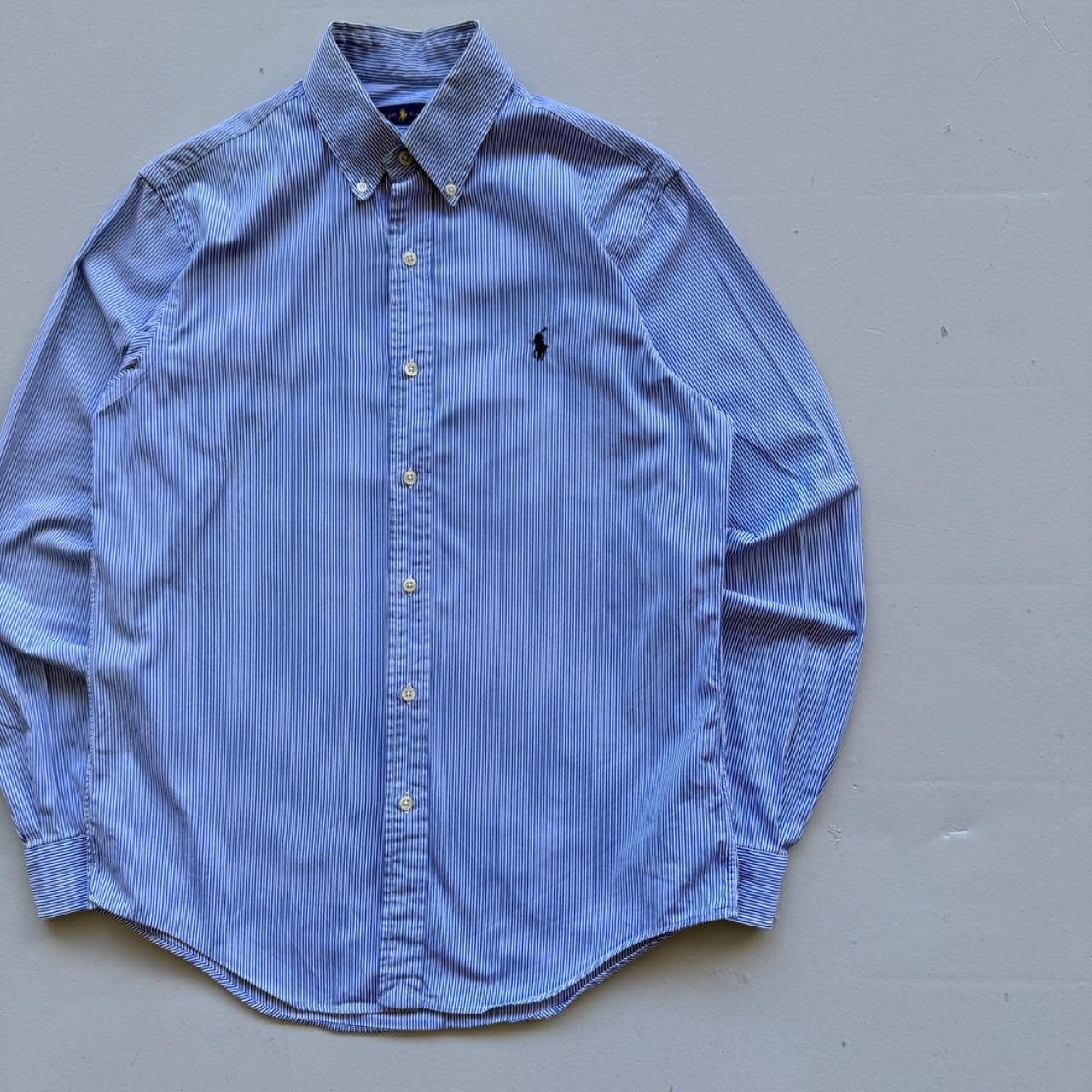 Blue / White Ralph Lauren 00's Oxford Shirt - Small