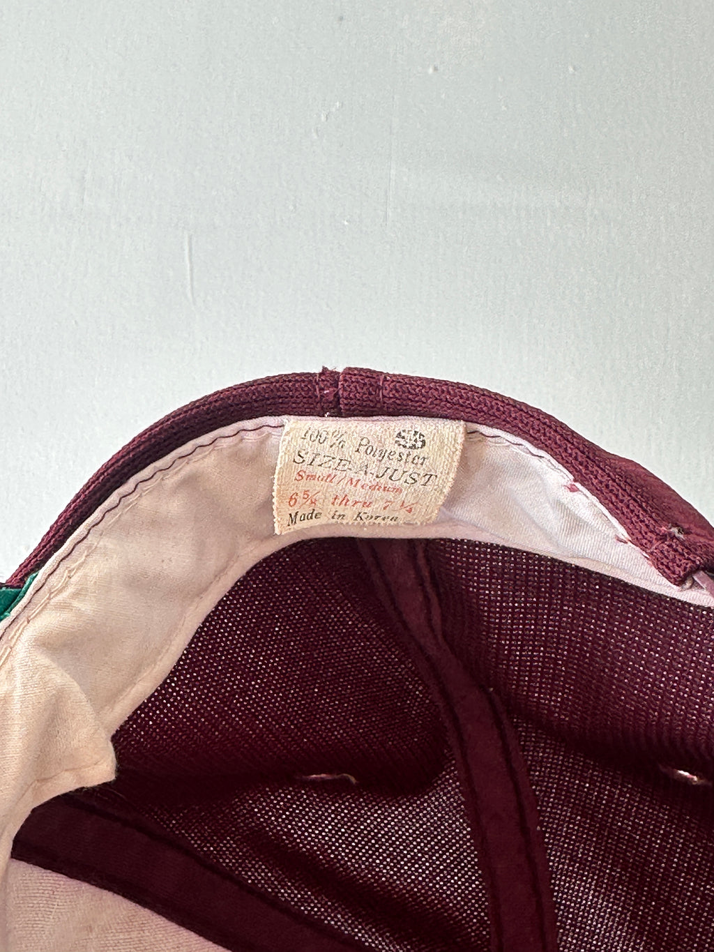 Burgundy Kauffman Engineering 90's Vintage SnapBack Trucker Cap
