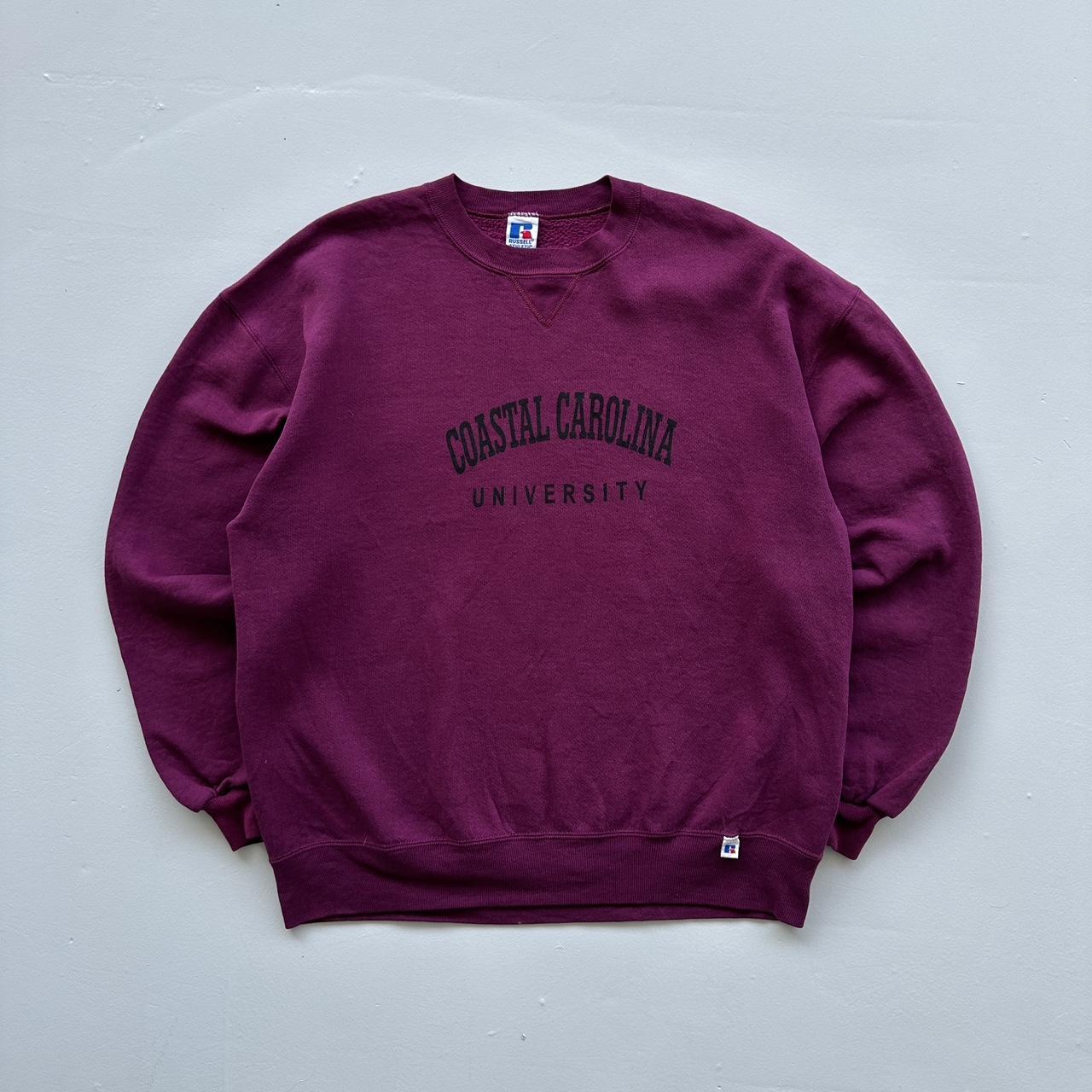 Burgundy Carolina University Russell Athletic 90s Sweatshirt - XL