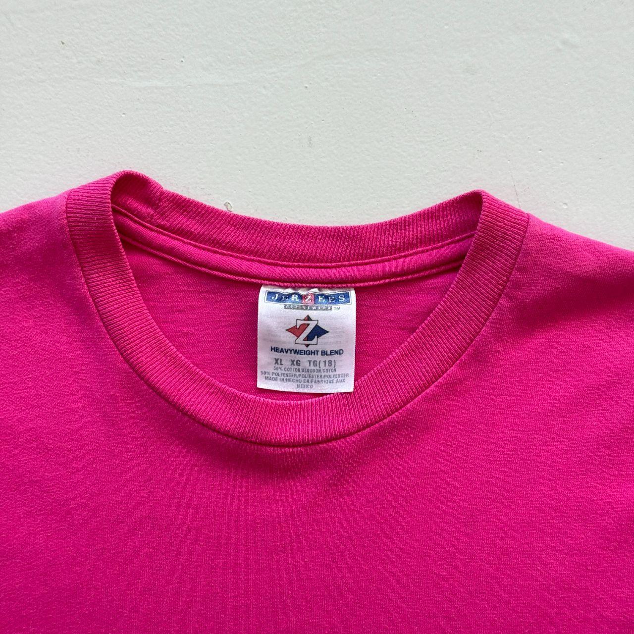 Pink Apple Computer 00s Vintage Macintosh Graphic T-Shirt - Small