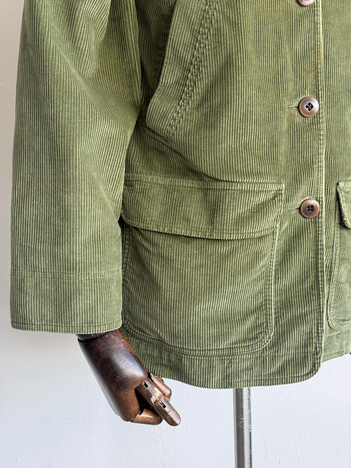 Green L.L.Bean Corduroy Vintage Barn Jacket - Small