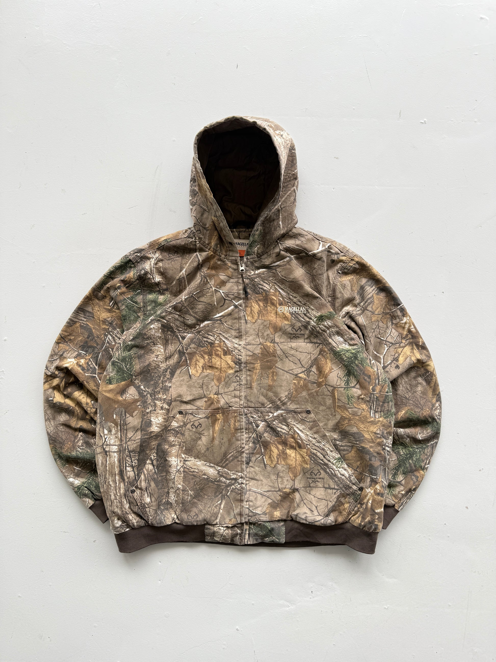 Green Magellan 00's Vintage Real Tree Camo Active Jacket - XL