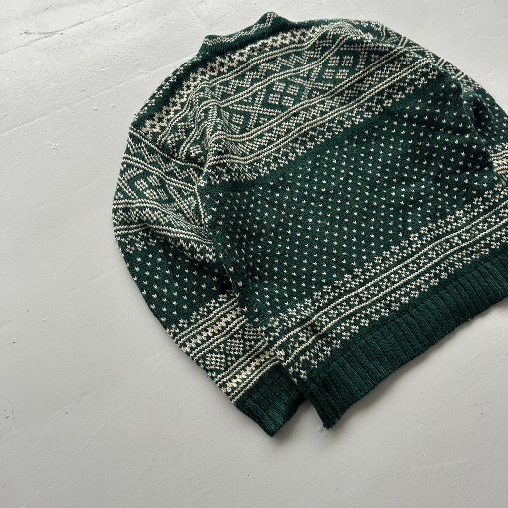 Green Tommy Hilfiger 90s Chunky Knit Jumper - Large