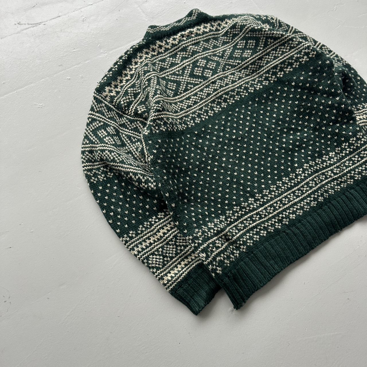 Green Tommy Hilfiger 90s Chunky Knit Jumper - Large
