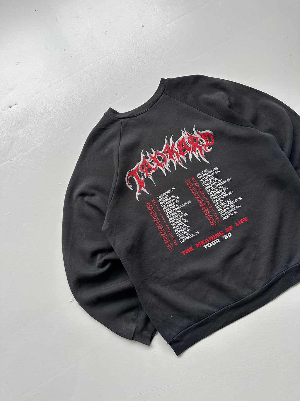 Black Rare Tankard Metal Band Vintage Sweatshirt 90's Crewneck - Large