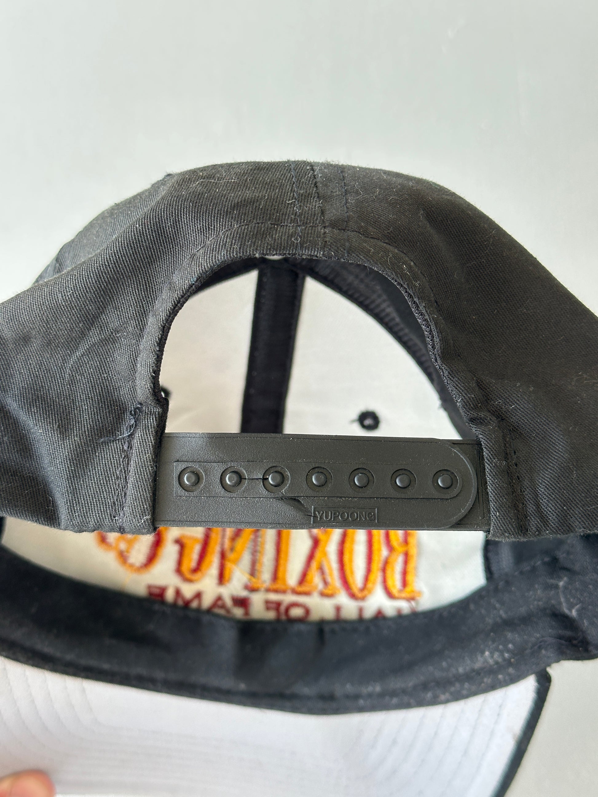 Black International Boxing Hall of Fame 90's Vintage SnapBack Trucker Cap