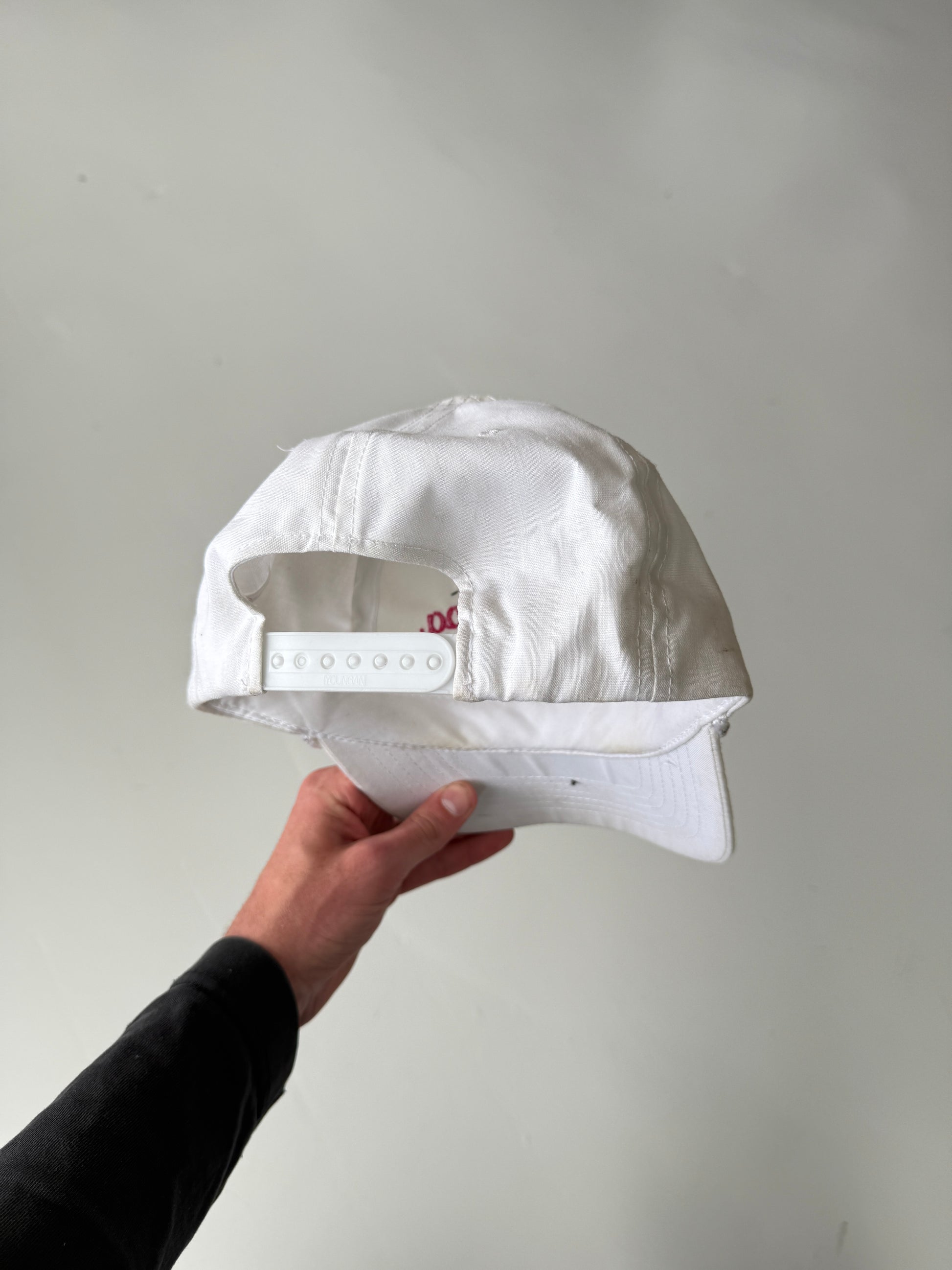 White It's a Girl Vintage Cotton SnapBack Trucker Cap
