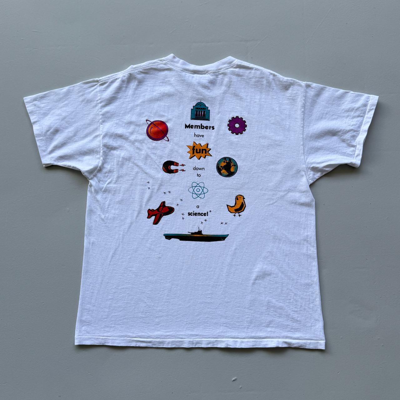 White Museum of Science and Industry Chicago Vintage 90s Tour T-shirt - XL