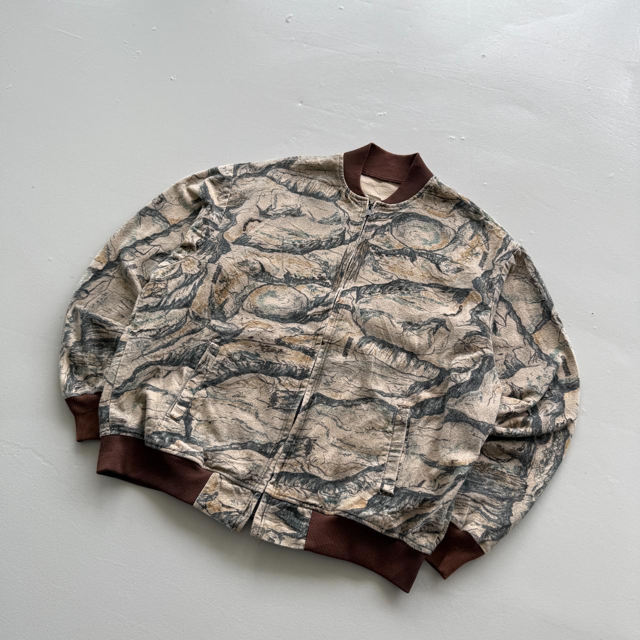 Real Tree Camo 90s Light Weight Bomber Jacket - XL