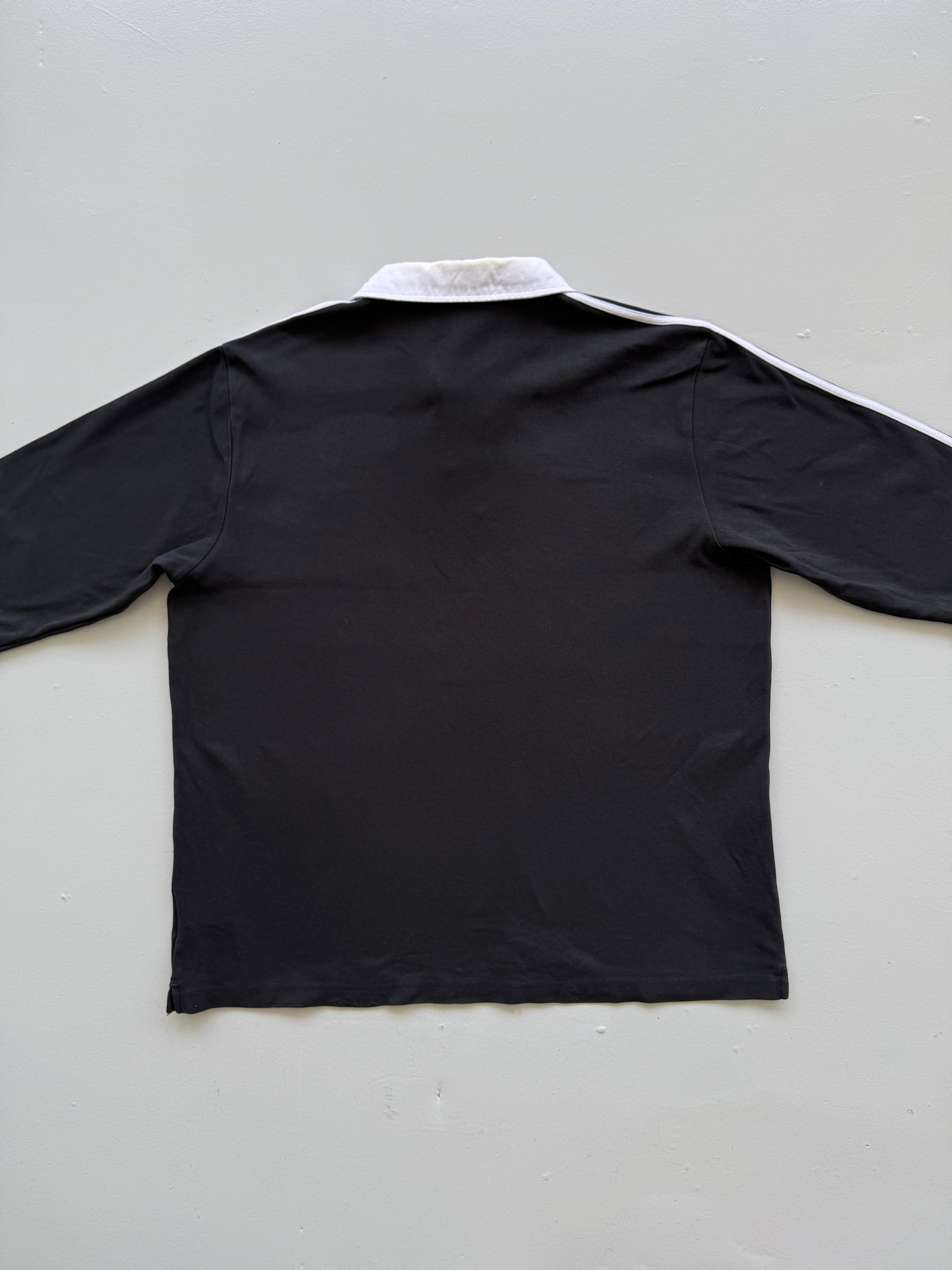 Adidas All Blacks New Zealand Rugby 00's Vintage Jersey Polo Shirt - XL