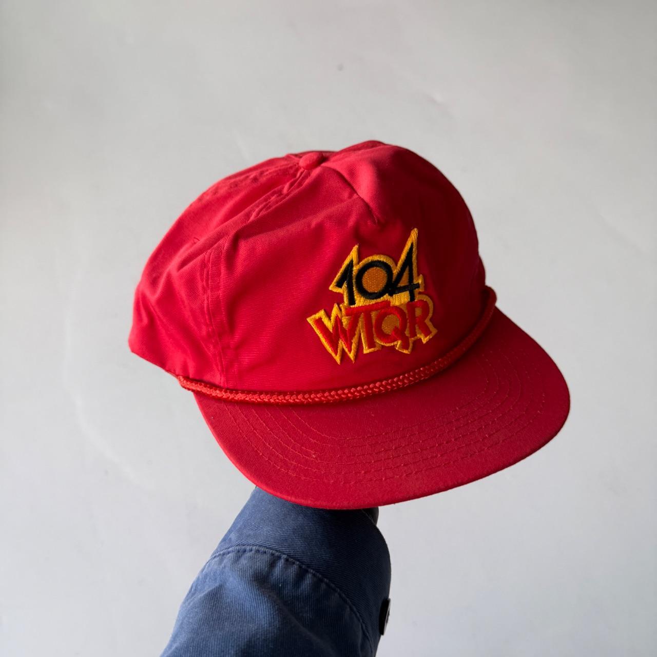 Red 104 WTQR Vintage SnapBack Trucker Cap