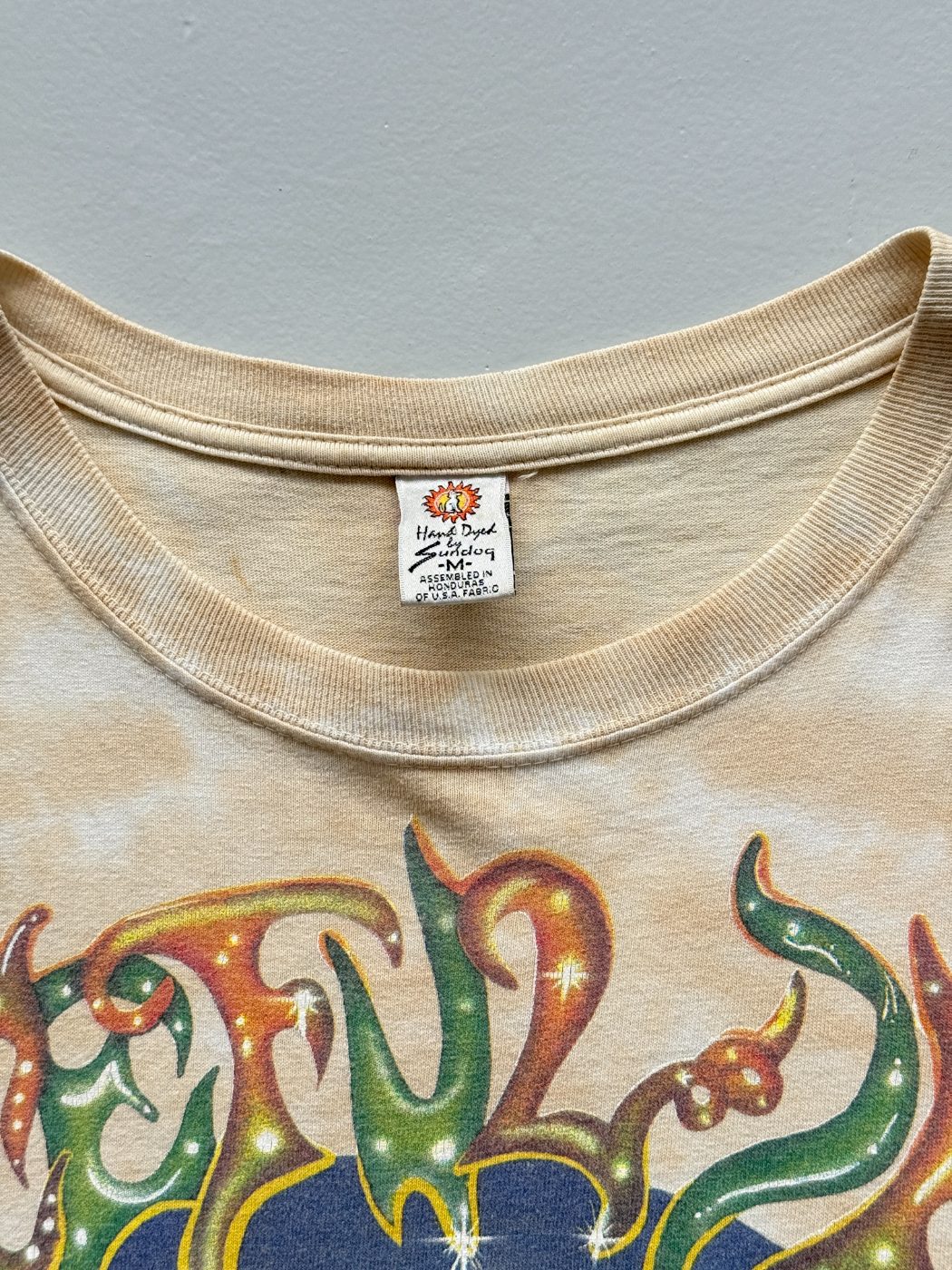 Grateful Dead Fall Tour 1994 Tie-Dye Vintage Graphic T-Shirt - Large