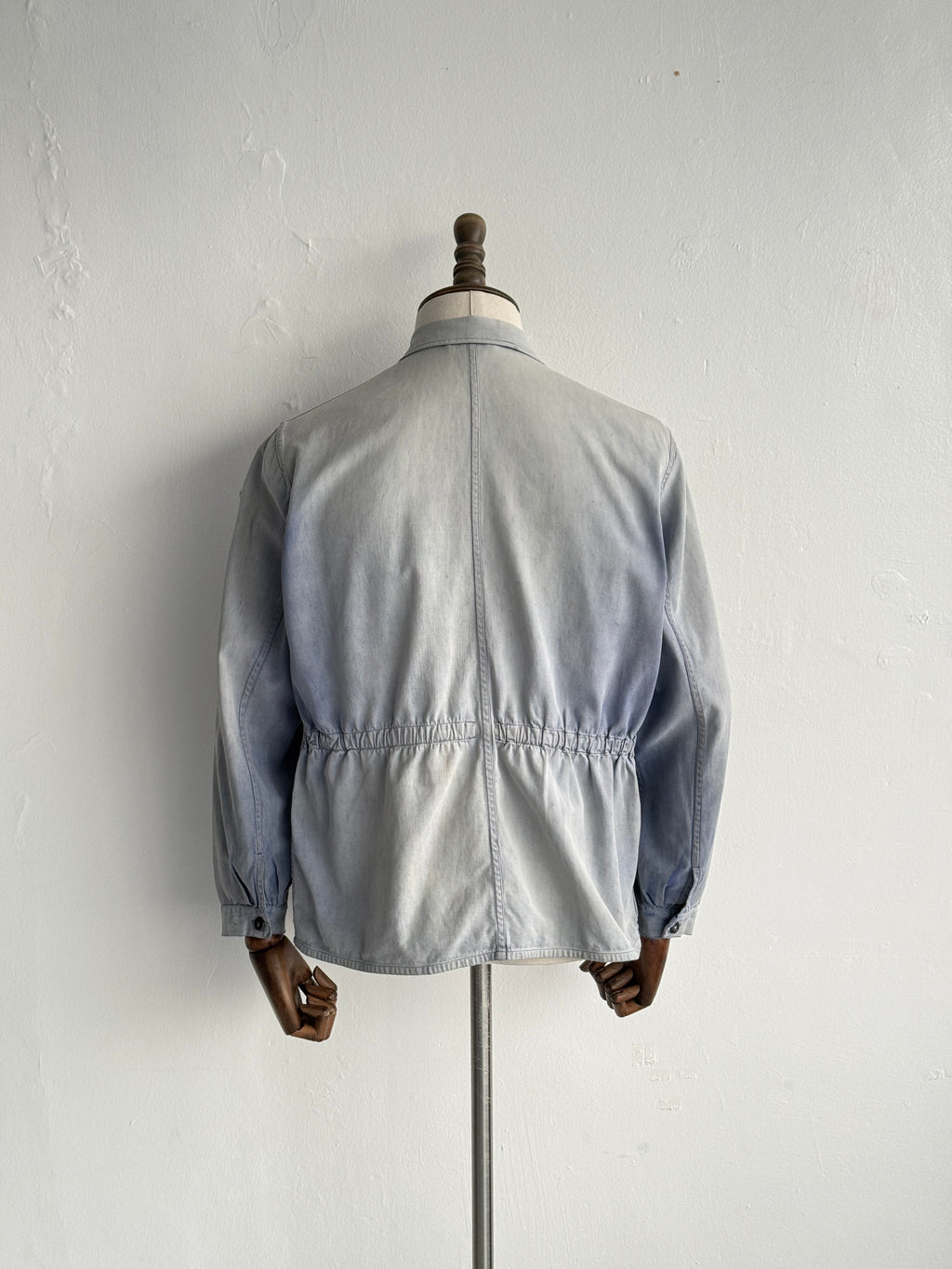 Thrashed Blue Lotus 1960's Vintage Workwear Chore Jacket CH546 - Small