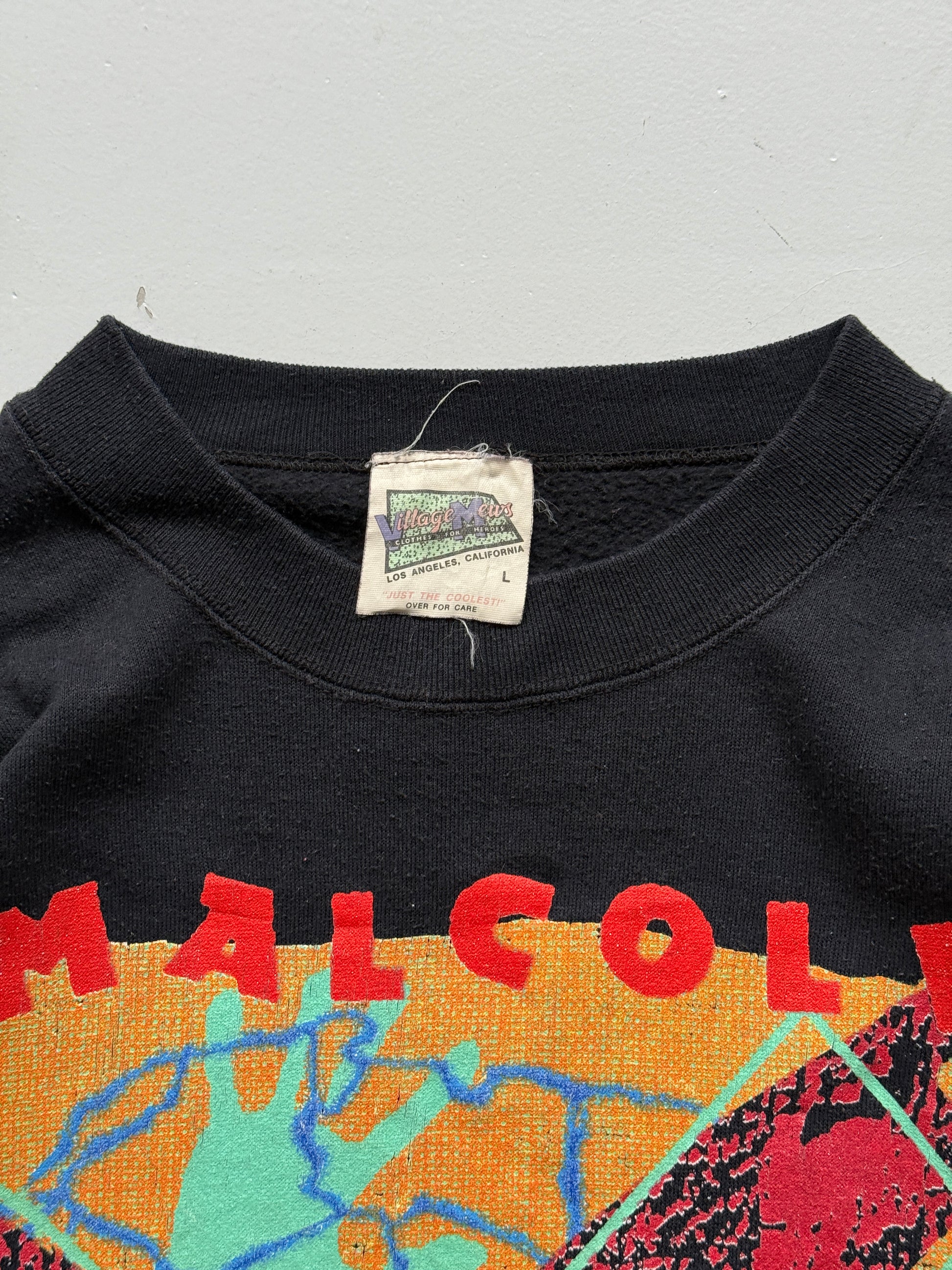 Rare Malcolm X 1992 Black Vintage Sweatshirt - Medium