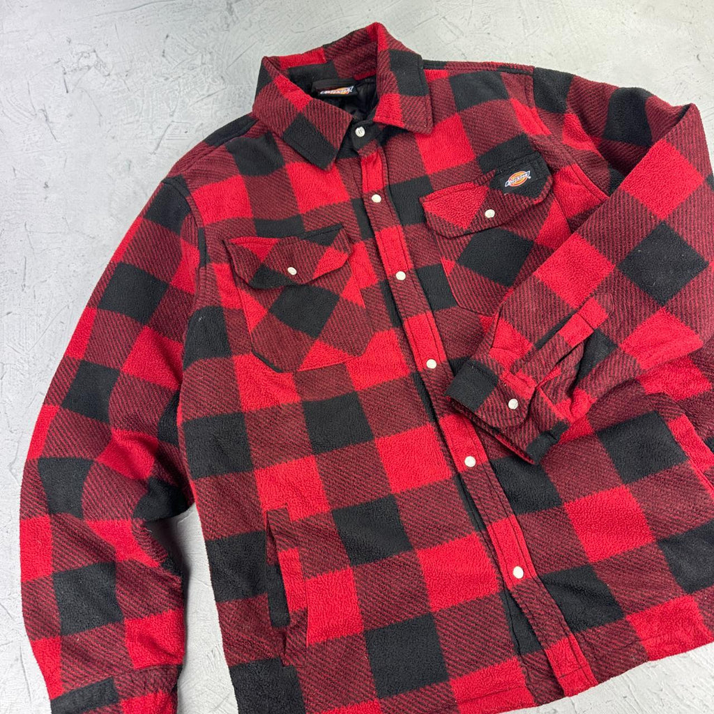 Dickies Buffalo Plaid 90s vintage Fleece - Large