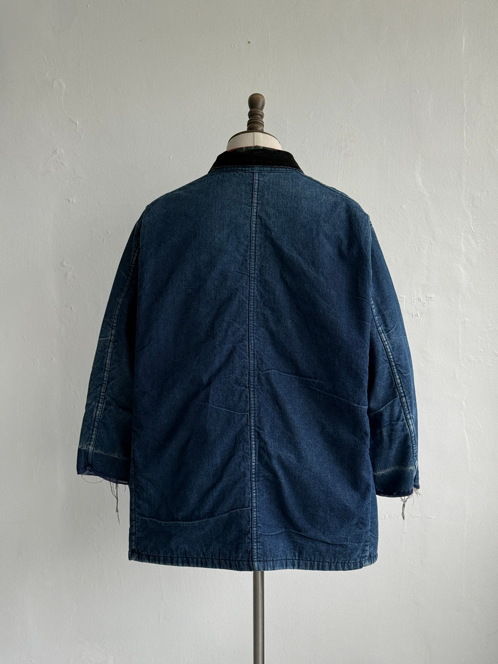 Blue Caboose Made in USA Vintage Denim Blanket Lined Chore Jacket - XL