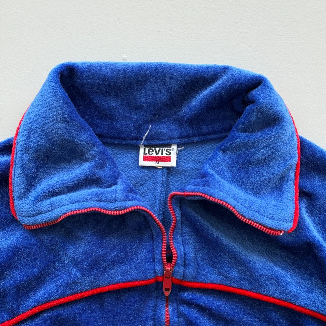 Blue Levi's 1984 Rare Olympics Vintage Lightweight Track Jacket - Small