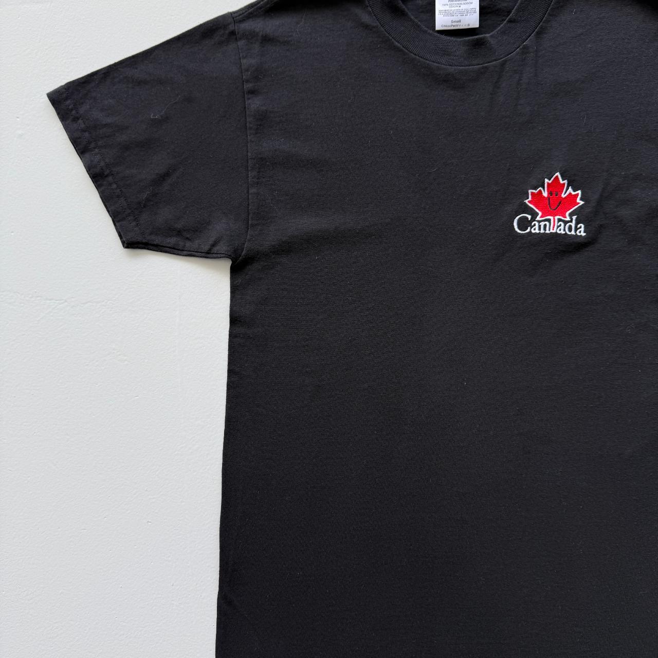 Black Canada Vintage 90’s Tourist T-shirt - Small