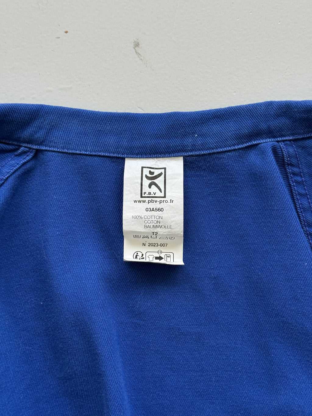 Blue P.B.V. 2000's Vintage Workwear Chore Jacket CH377 - Small