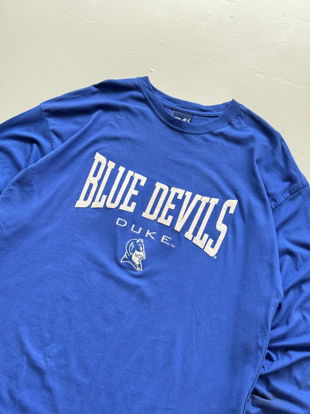 OVB Old Varsity Brand Duke Blue Devils Vintage Long Sleeve College T-Shirt - 2XL