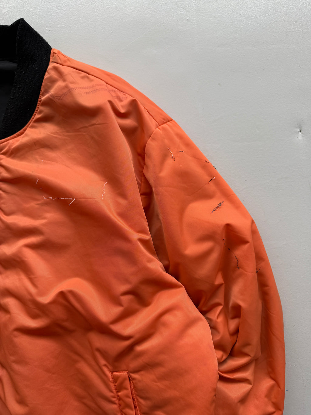 Black Reversible 90's Vintage Bomber Jacket - XXL