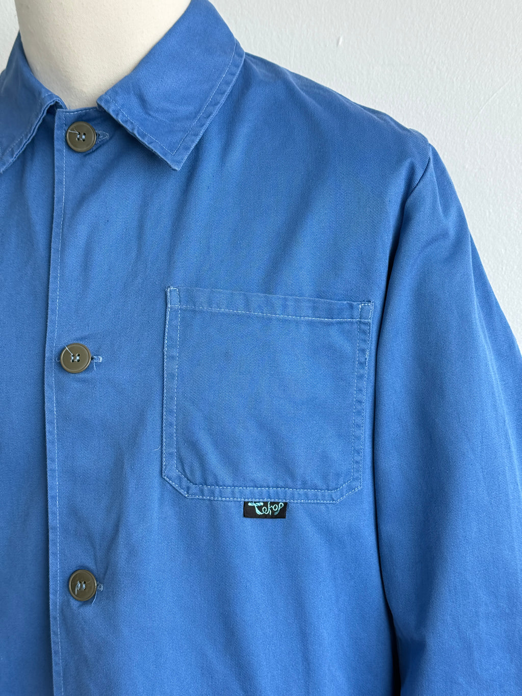 Blue Tekop 70's Vintage Workwear Chore Jacket CH509 - Medium