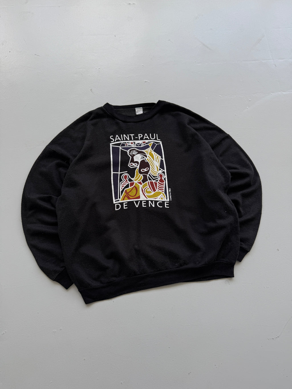 Saint-Paul de Vence Art Factory 90's Vintage Graphic Sweatshirt - Large