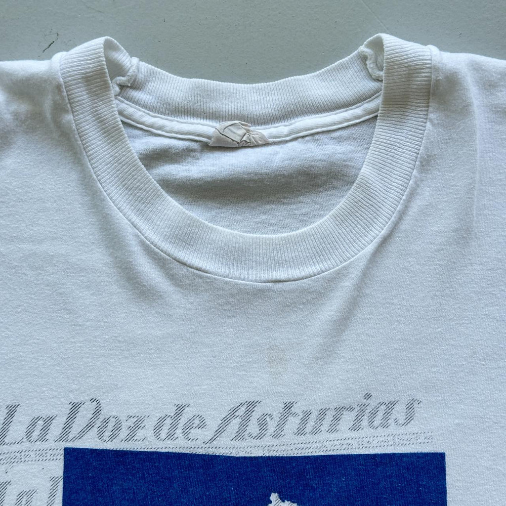 White French 75 Year Anniversary Vintage 90's T-shirt - XL