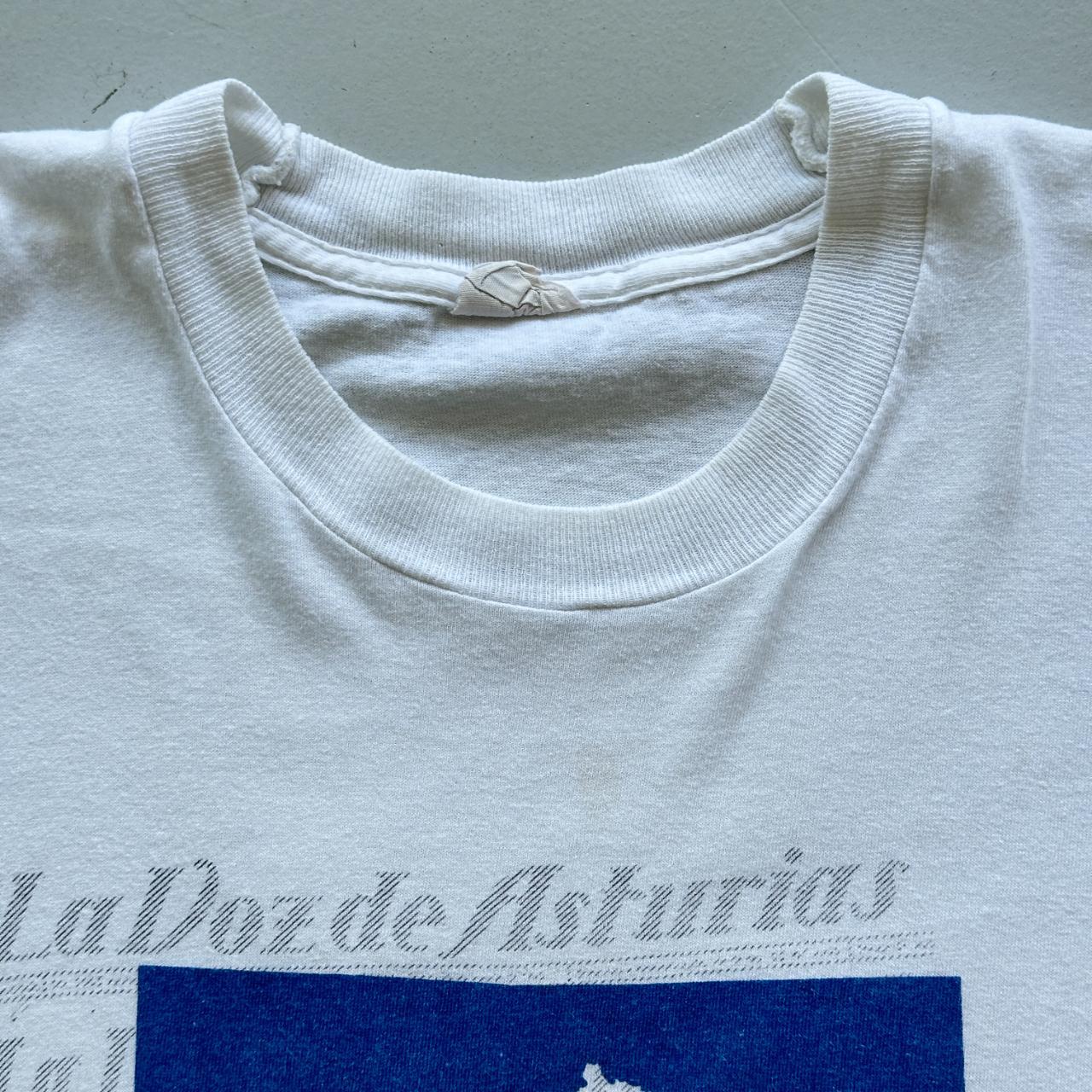 White French 75 Year Anniversary Vintage 90's T-shirt - XL