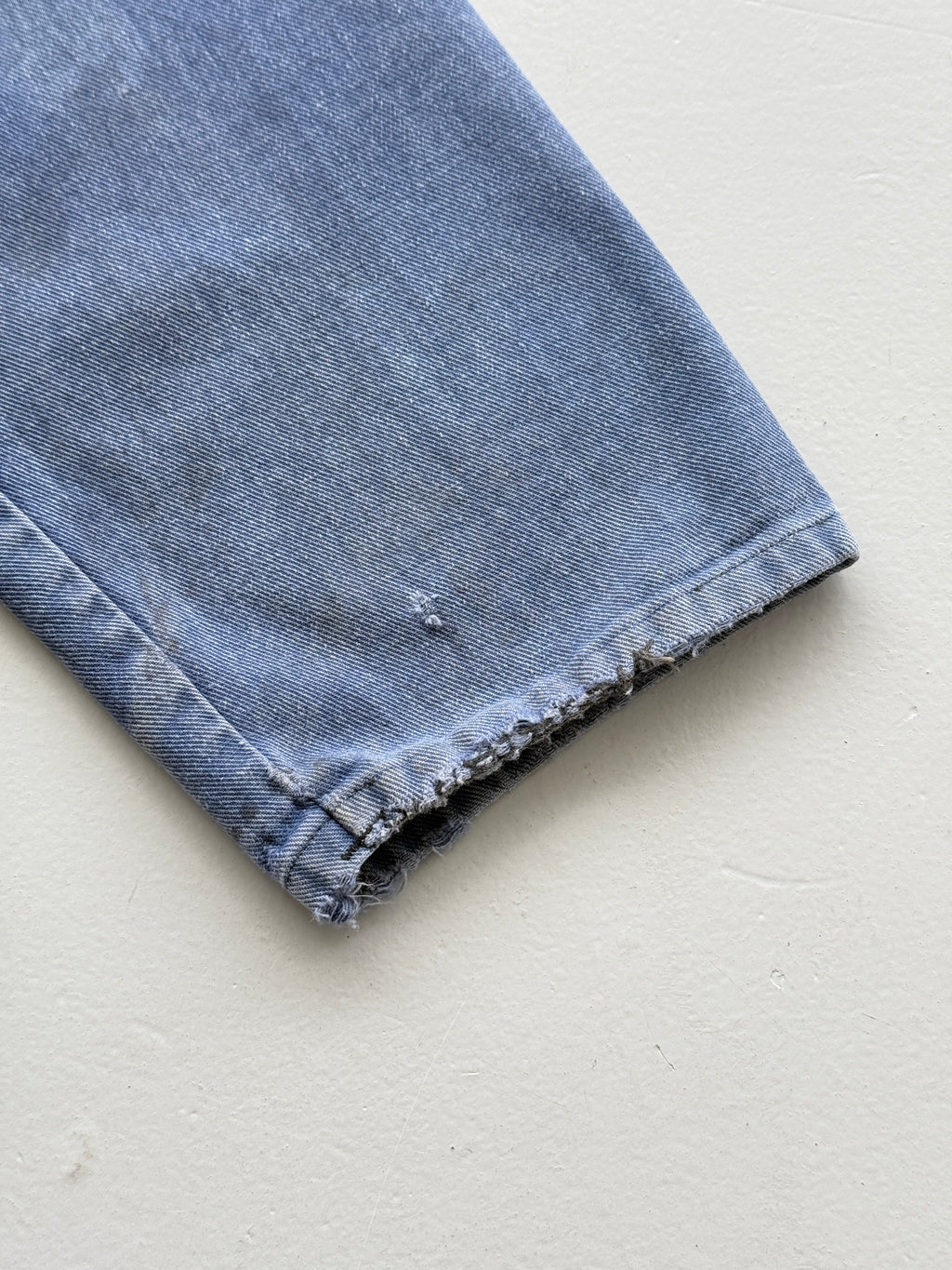 Faded Blue French 60s/70s Vintage Workwear Chore Jacket CH383 - Small