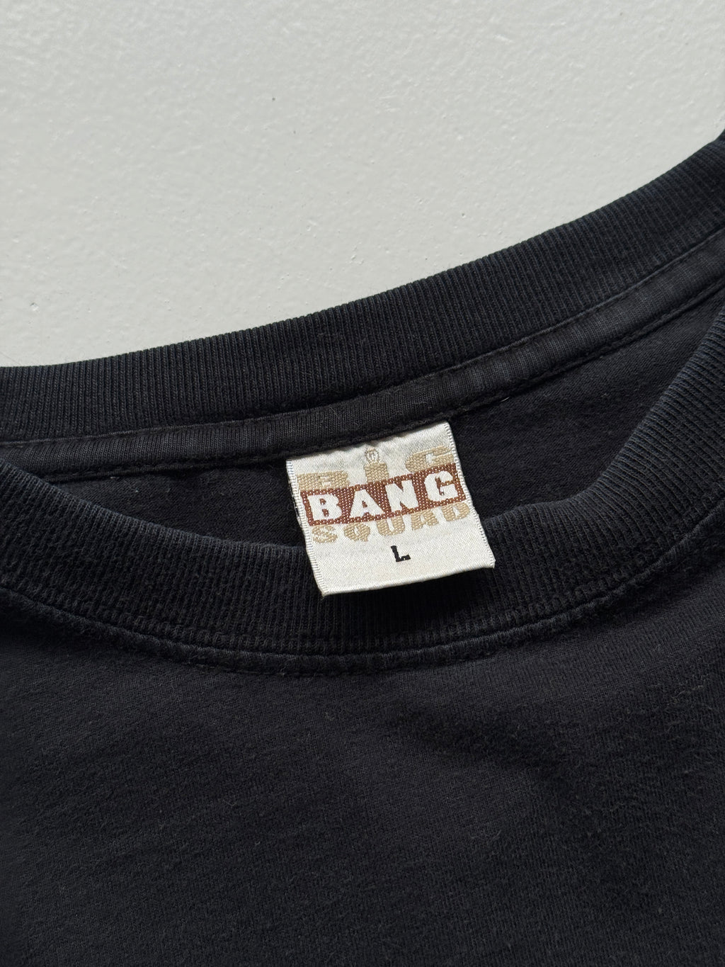 Black Big Bang Squad Vintage Streetwear Hip-Hop Sweatshirt 90's- Large