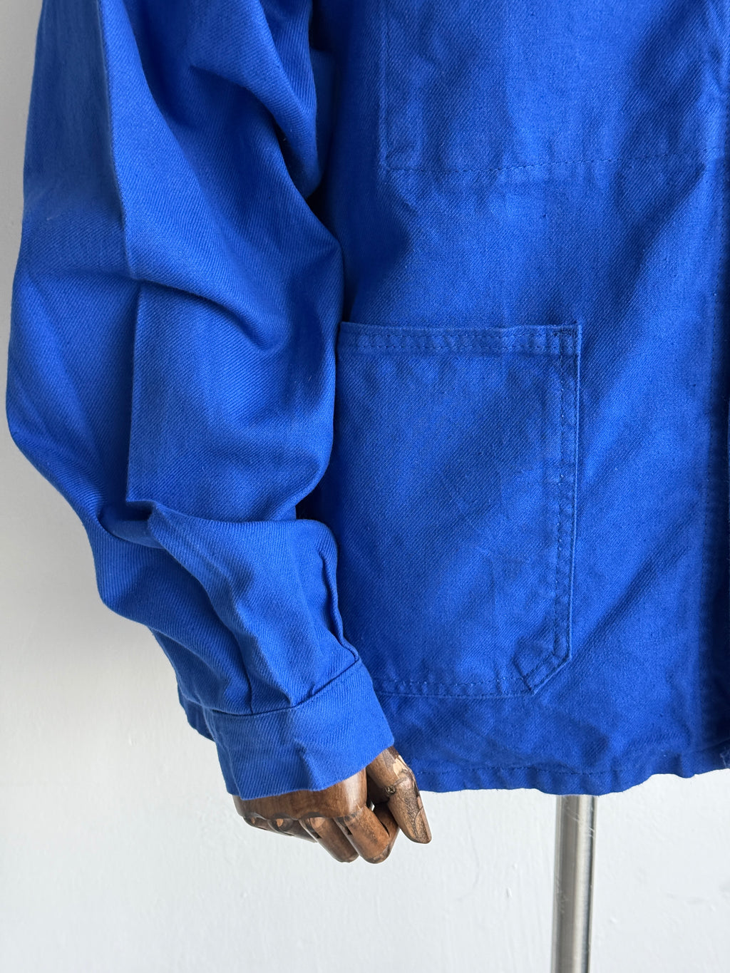 Ultramarine Blue French 70's Vintage Workwear Chore Jacket CH539 - XL
