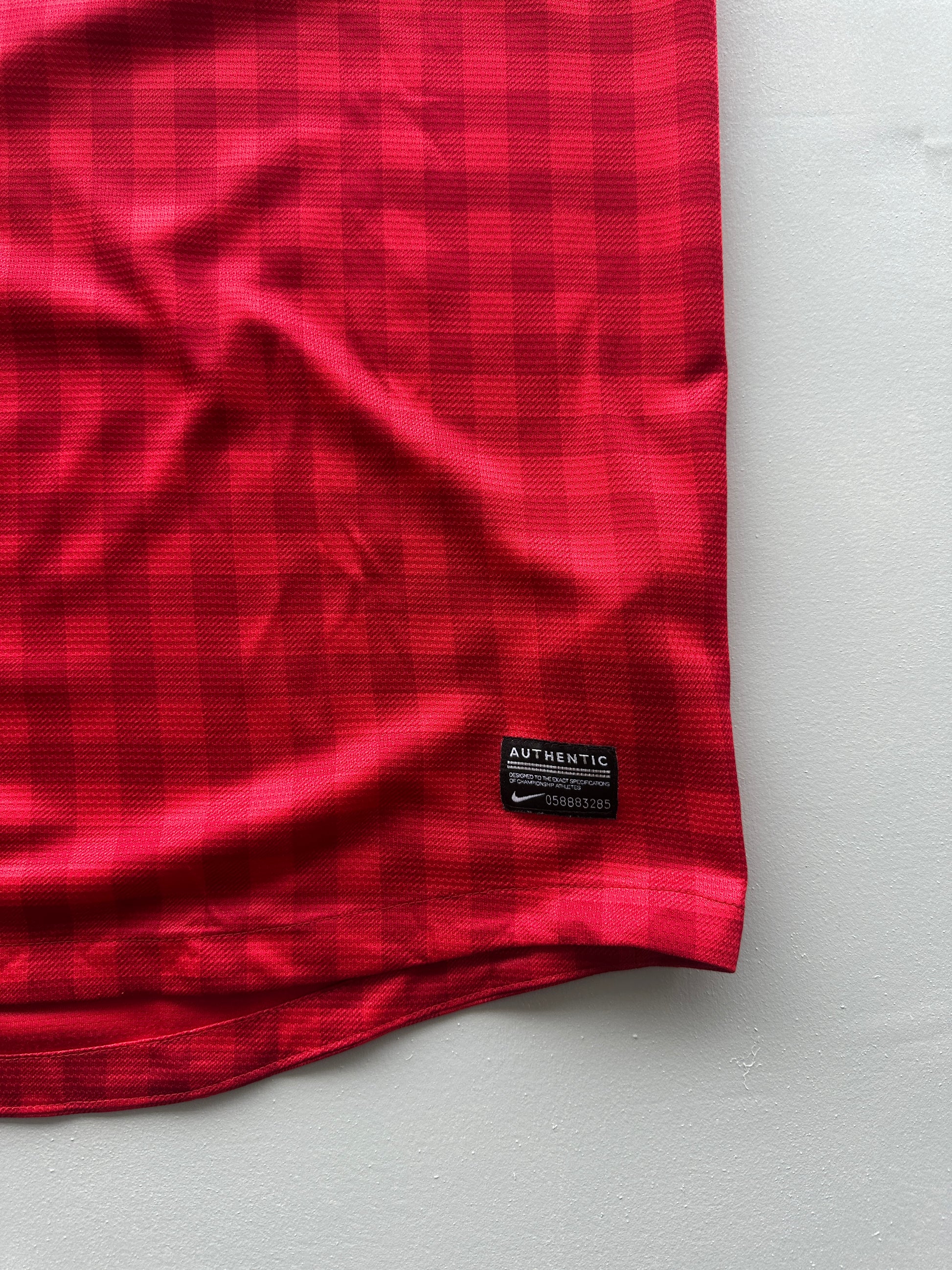 Nike Manchester United AON Chequered Home Vintage Football Shirt - XL