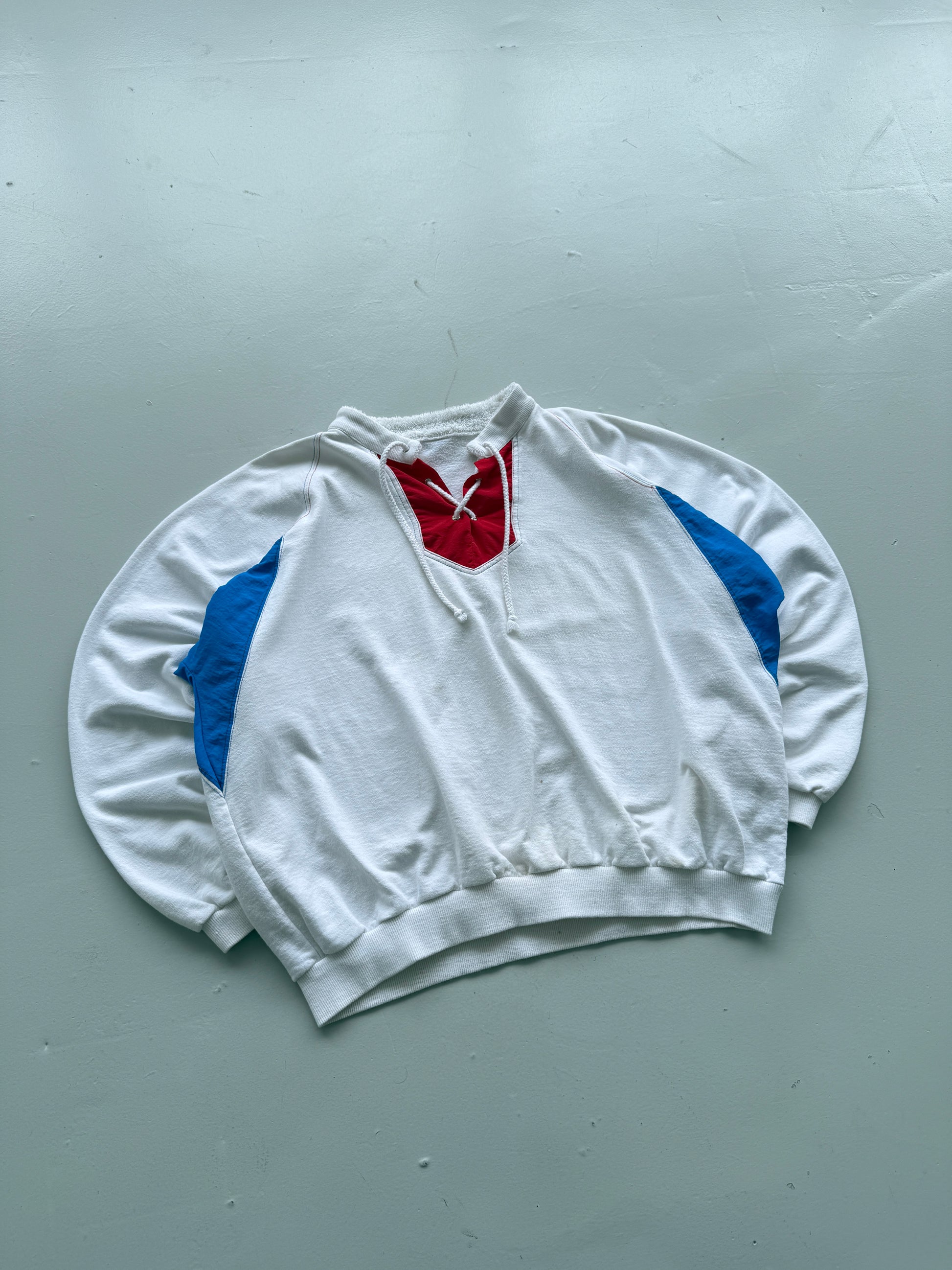 French Objectif Admiral's Cup 87 Vintage Sailing Sweatshirt - Medium/Large