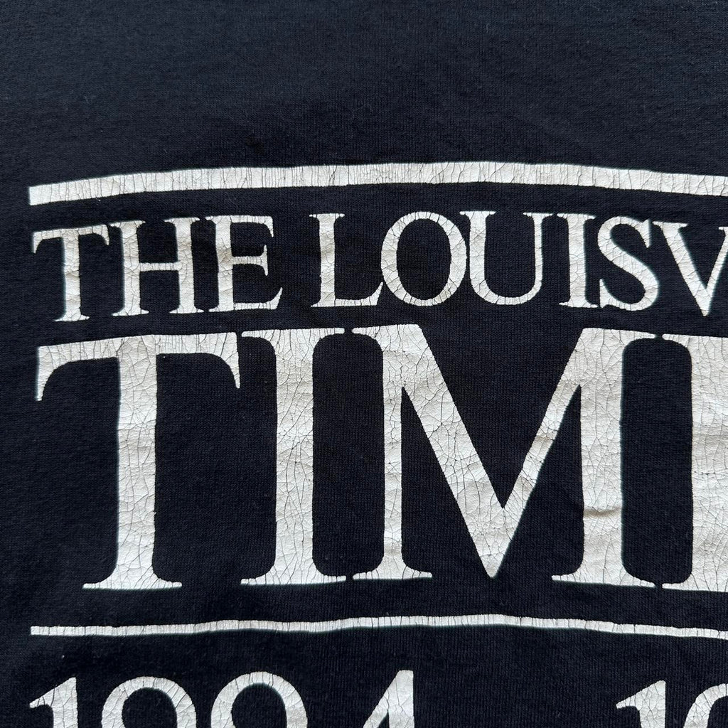 The Louisville Times Black 80s Vintage T-shirt - Medium