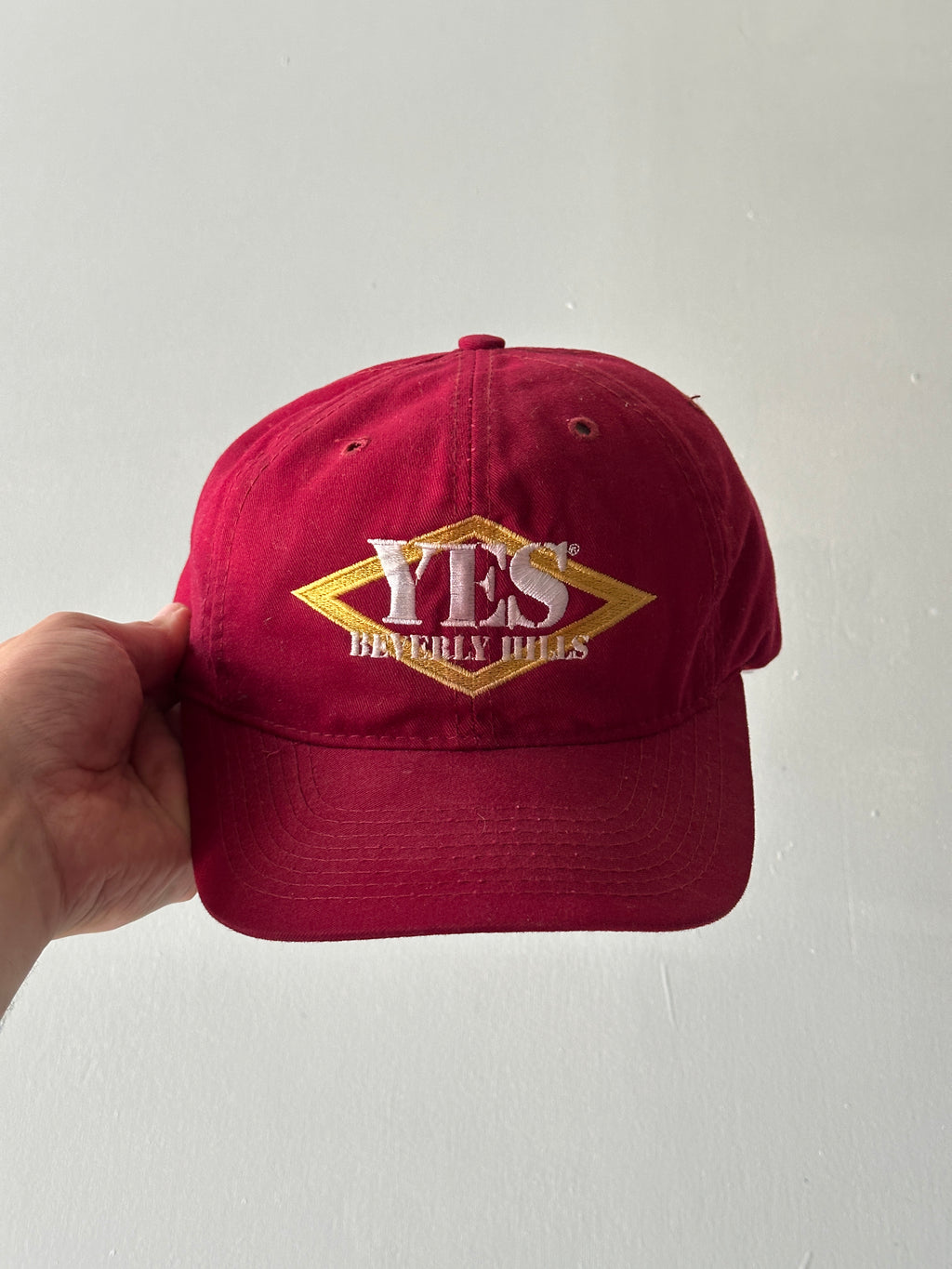 Red YES Beverly Hills 90's Vintage SnapBack Trucker Cap