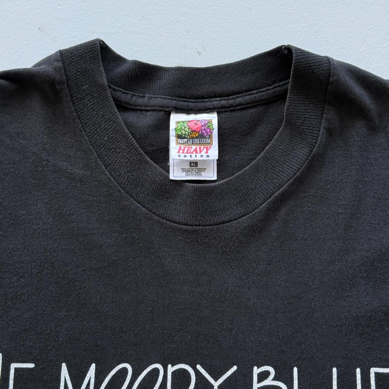 Black Moody Blues Vintage 90's T-shirt - XL