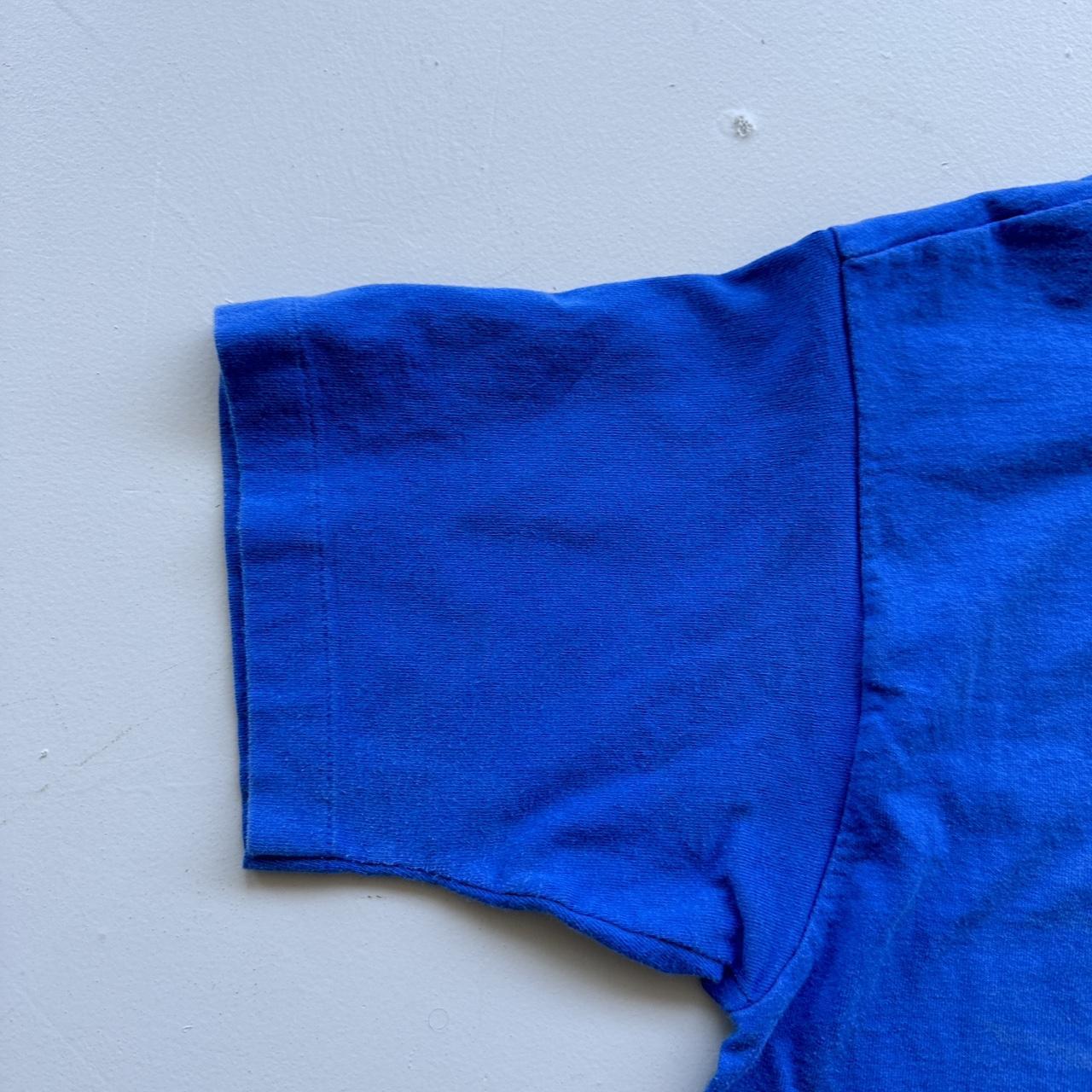 Todays The Day Blue 90s Vintage T-shirt - Medium