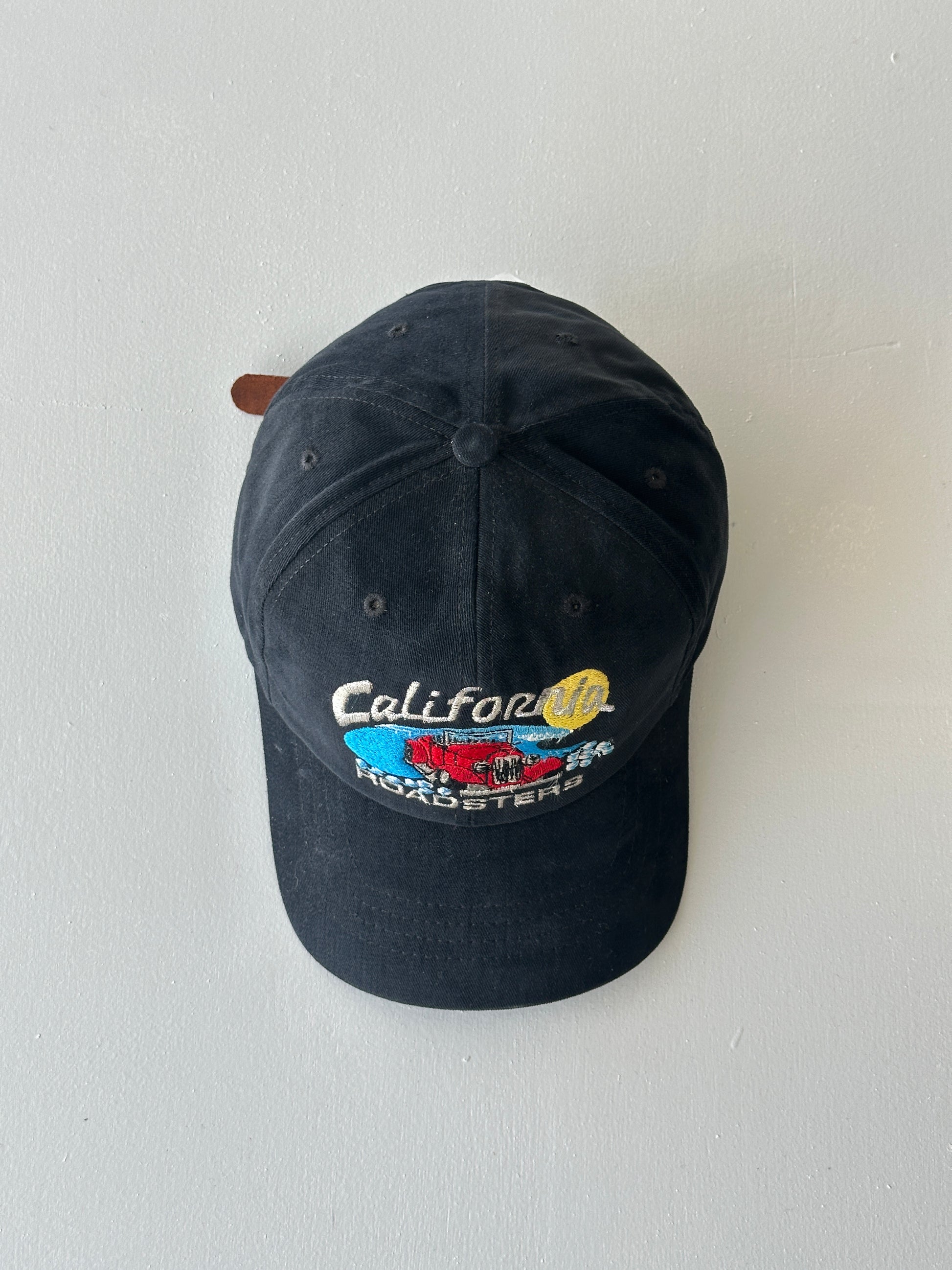 Black California Roadsters 90's Vintage SnapBack Trucker Cap
