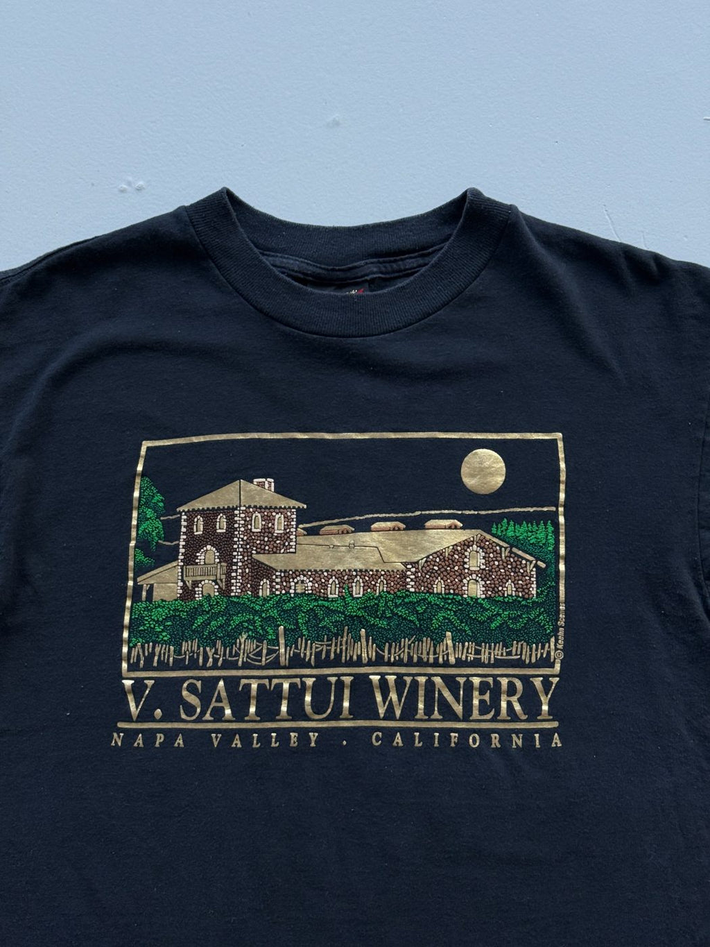 Winery Napa Valley Made in USA Vintage Single Stitch T-Shirt - Small
