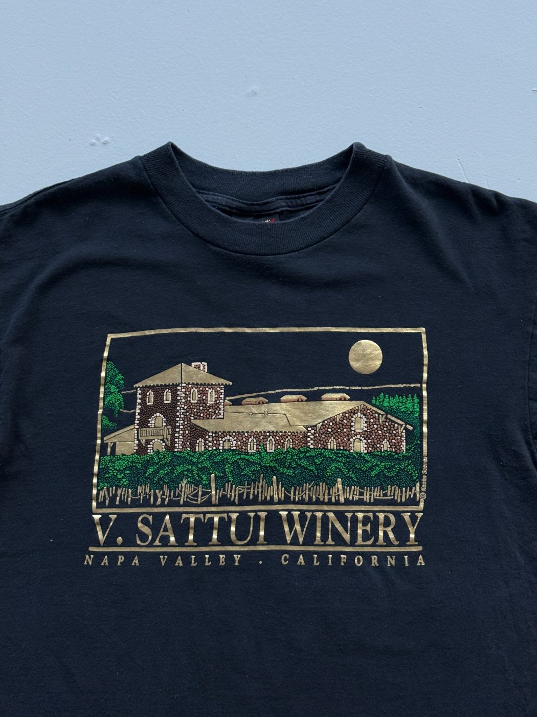 Winery Napa Valley Made in USA Vintage Single Stitch T-Shirt - Small