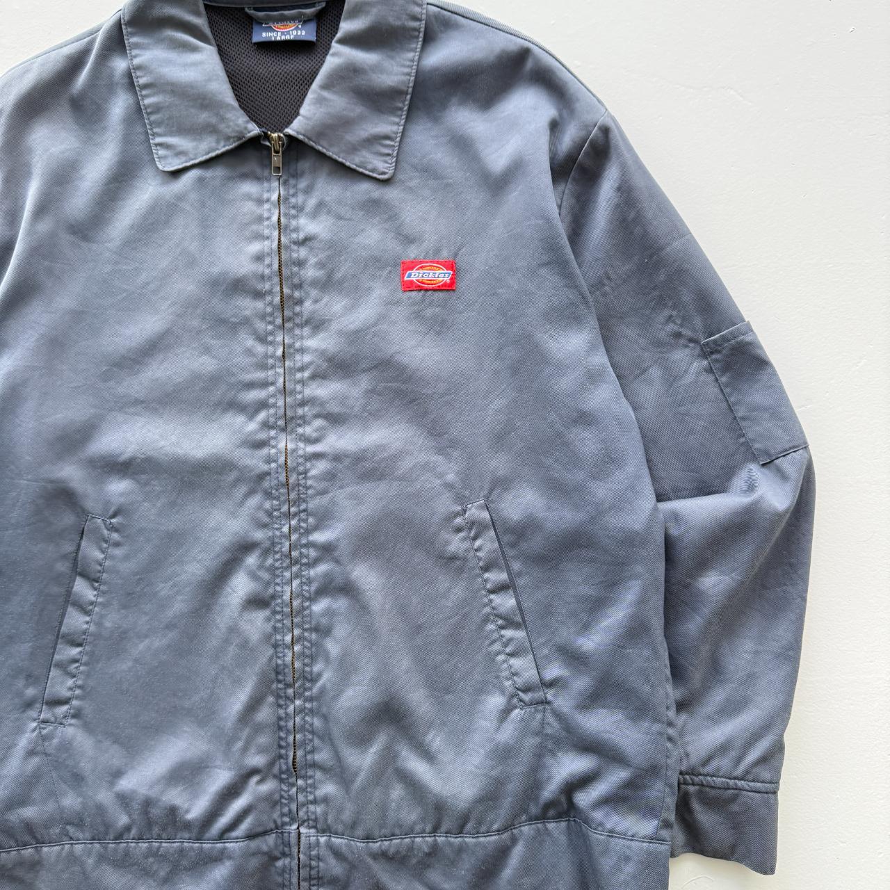 Navy Blue Dickies Eisenhower Workwear Harrington 90s Vintage Jacket - XL