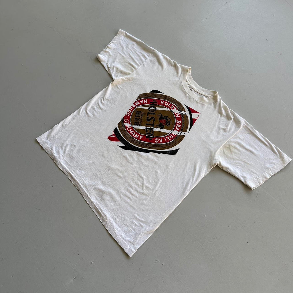 White Holsten Vintage 90s T-shirt - XL