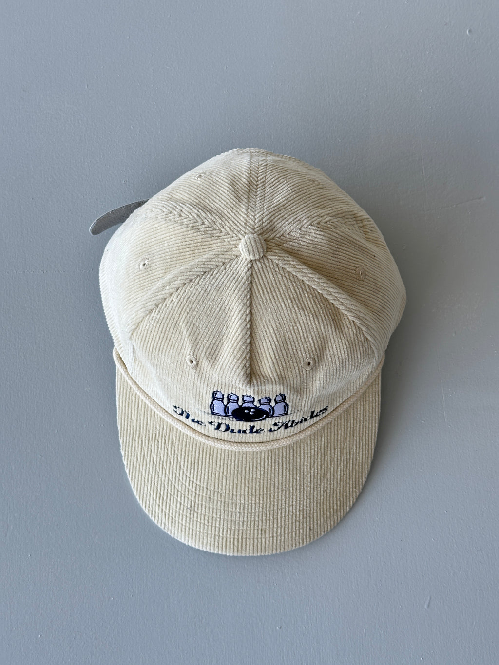 Cream The Dude Abides The Big Lebowski Bowling SnapBack Trucker Cap